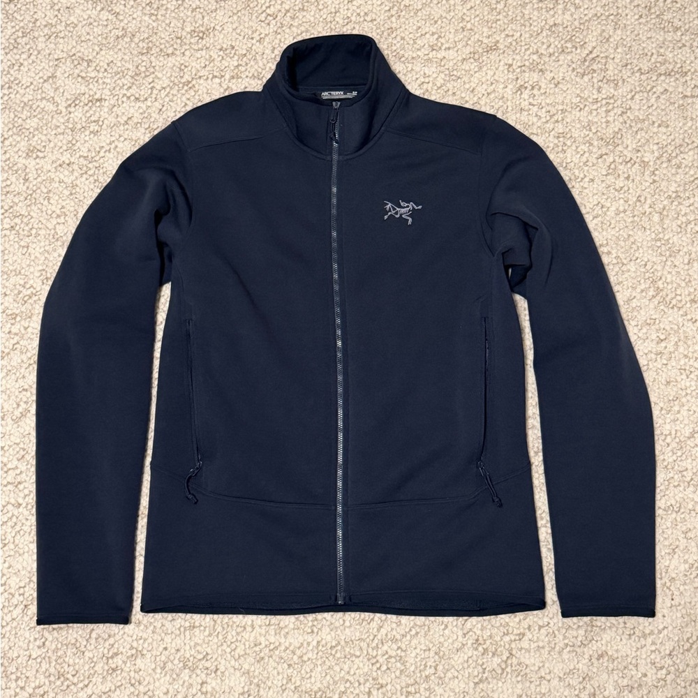 Arc’teryx Kyanite Stretch Fleece Jacket Men’s - Small - Navy - Full Zip